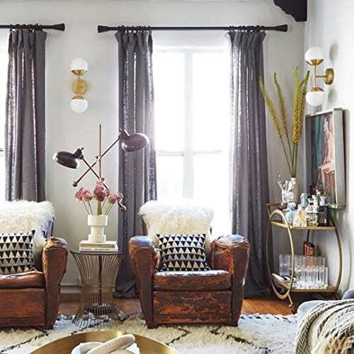 Regal Nauticaz Mid-Century Wall Sconce, Glass Globe, Double Lights Modern Wall Lamp Light 2-Lights Wall Sconce Fixture for Bathroom Bedroom Living Room