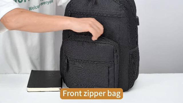 Amazon.com: Black Backpack for Men and Women, Backpack for  display picture 3