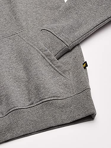 Caterpillar Men's Trademark Hoodies With Embroidered Cat Front Logo, S3 Cord Management System And Pouch Pocket, Dark Heather Grey, 2X Large #TOP3