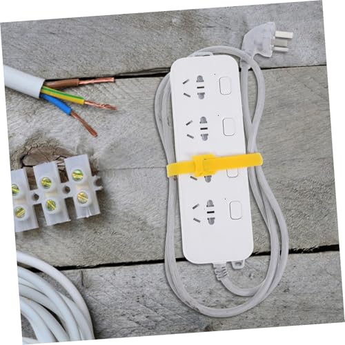 OUNONA 100pcs Reusables Bridas para Gestión de Cables, Correas de Cable de Gancho y Bucle de Alta Resistencia para Organización en Casa, Oficina y Espacio de Trabajo miniatura 5