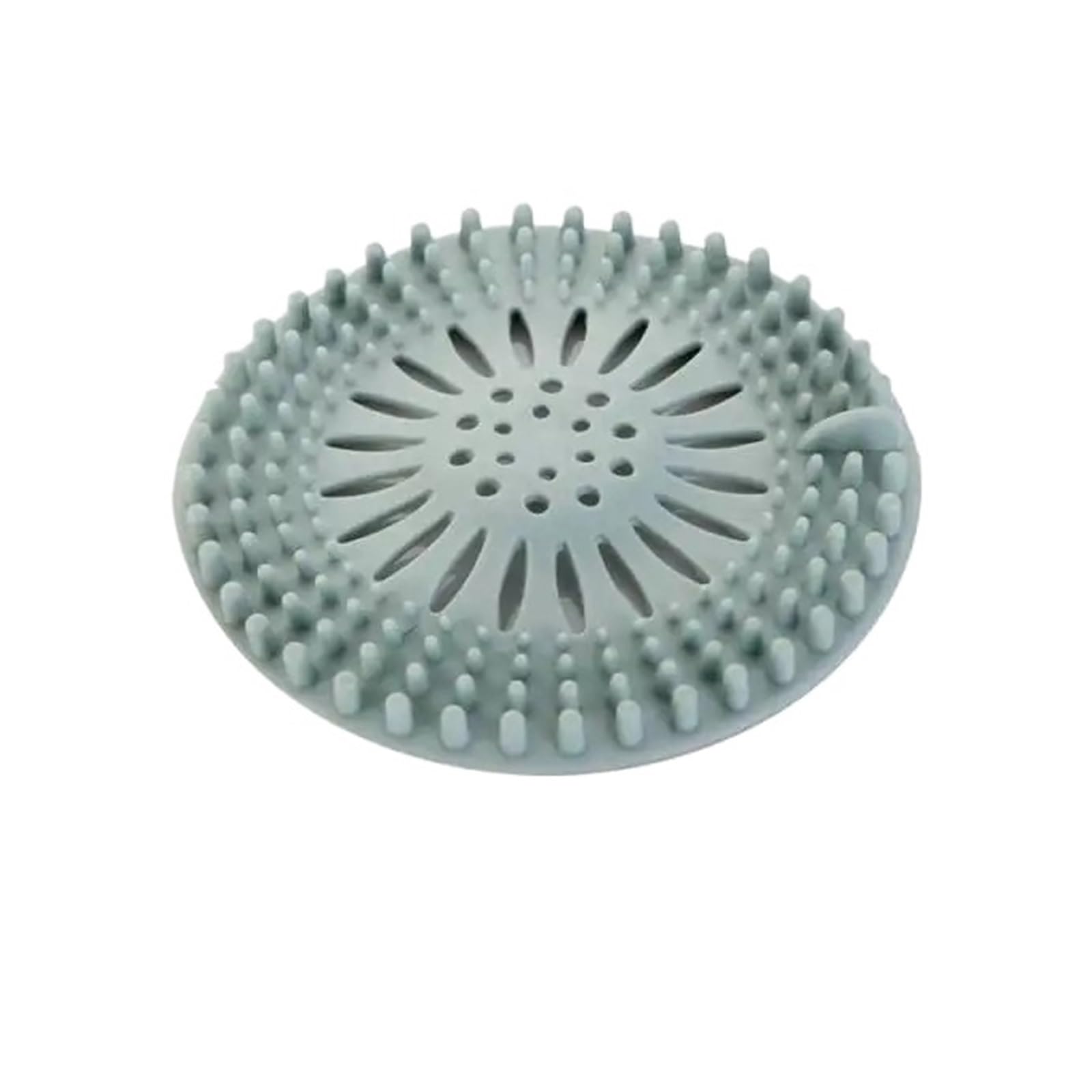 6pcs Hair Catcher Silicone Stopper Shower Drain Cover Protector Trap Sink Strainer for Kitchen Bathroom Bathtub For Kitchen(Blue)