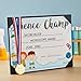 Juvale Medals for Awards & Trophies - Award Ribbons & Prizes for Adults - 12 Pack, 1.5-Inch Gold Olympic Style with Red, White & Blue Neck Ribbons - Participation & Winner Medals for Kids