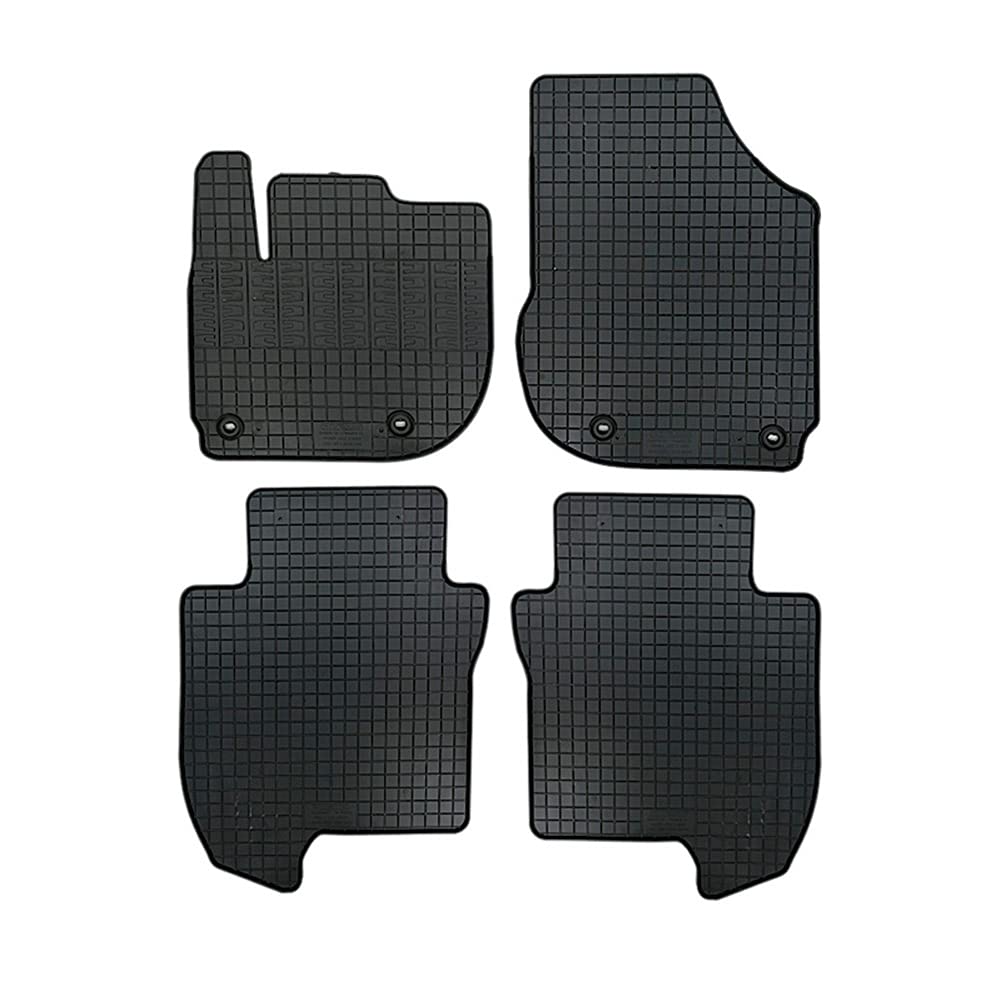 CIKCar CK RHO01 zestaw mat gumowych pasujących do Honda Jazz V 2020 w zestawie Crosstar (4-częściowy + system montażowy), Black