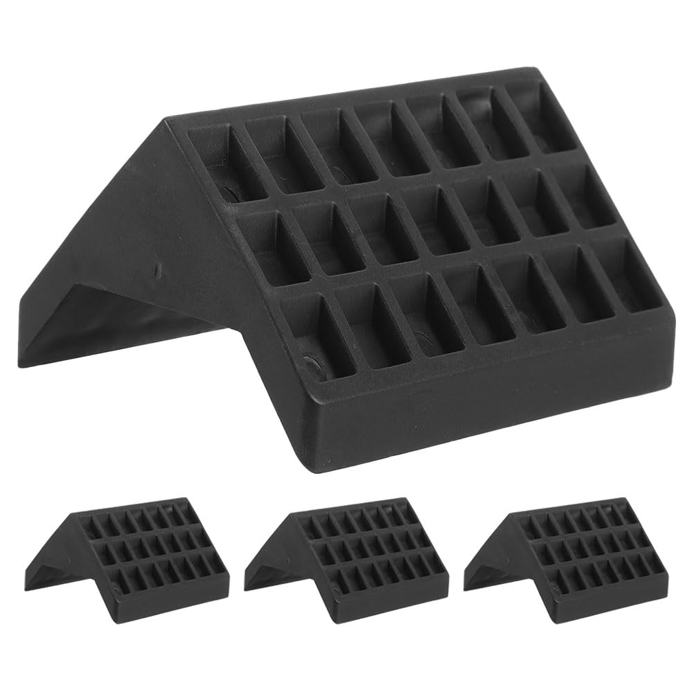 ABOOFAN 4Pcs Ping-Pong Table Corner Protectors Plastic Edge Guards for Indoor Table Tennis Corners
