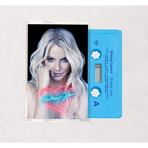 Britney Jean - Exclusive Limited Edition Blue Colored Cassette Tape