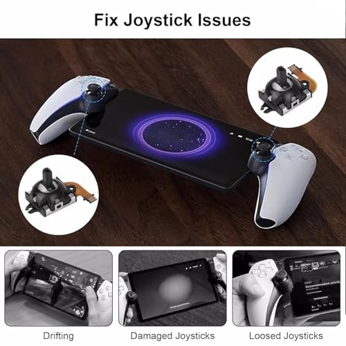 Image of Veanic Replacement Analog Joystick Repair Hall Effect Analog Thumb Stick for PlayStation Portal /PS5 VR2, Left and Right (Left)