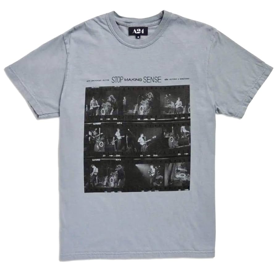 A24公式 Stop Making Sense Tシャツ トーキングヘッズ Stop Making Sense × A24 待望のコラボレーションアイテムが入荷