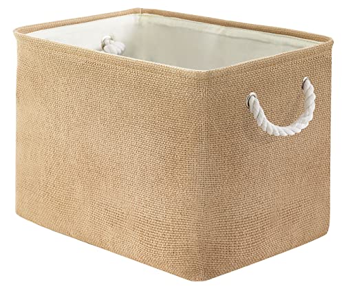 image for TheWarmHome Fabric Basket for Storage Basket for Organizing Dog Toy Ba