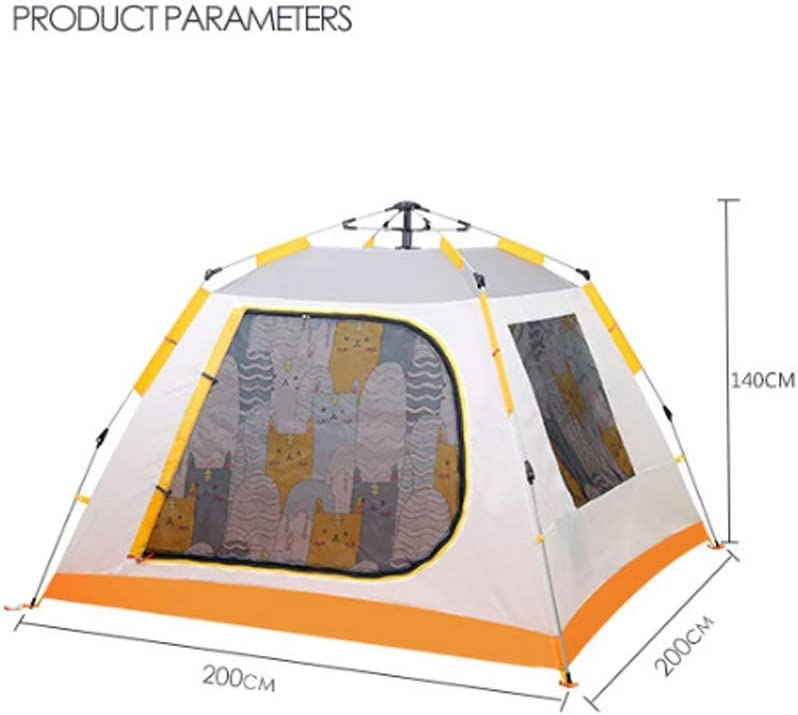 Carpa automática pop up para camping 3-4 personas miniatura 2
