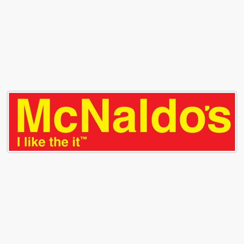 Amazon.com - Mcnaldos Sticker Vinyl Bumper Sticker Decal Waterproof 5
