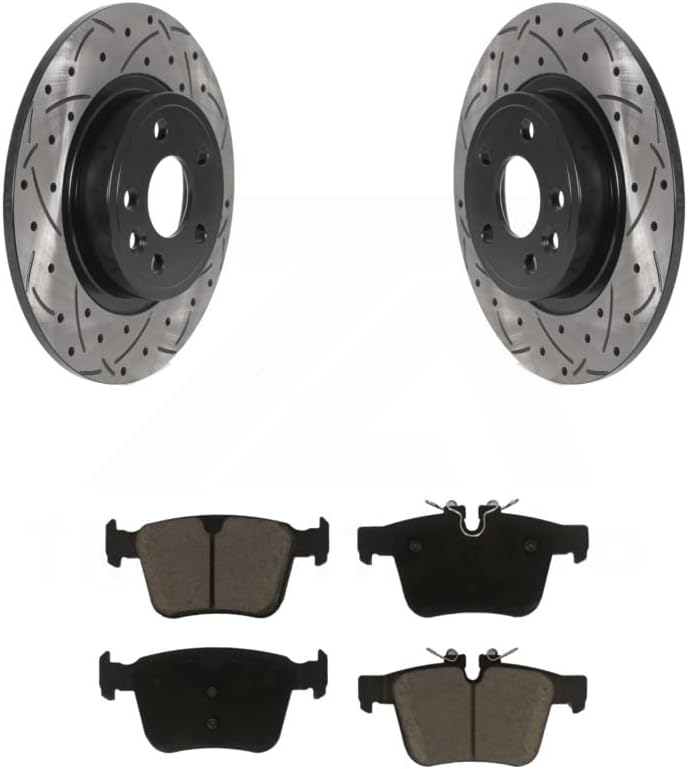 Transit Auto Rear Coated Drilled Slotted Disc Brake