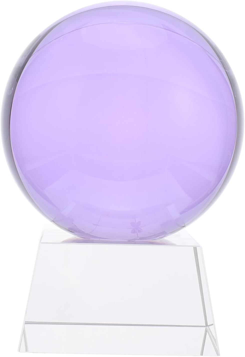 1set Crystal Decor with Stand Crystal Sphere Ornament for Decoration Elegant