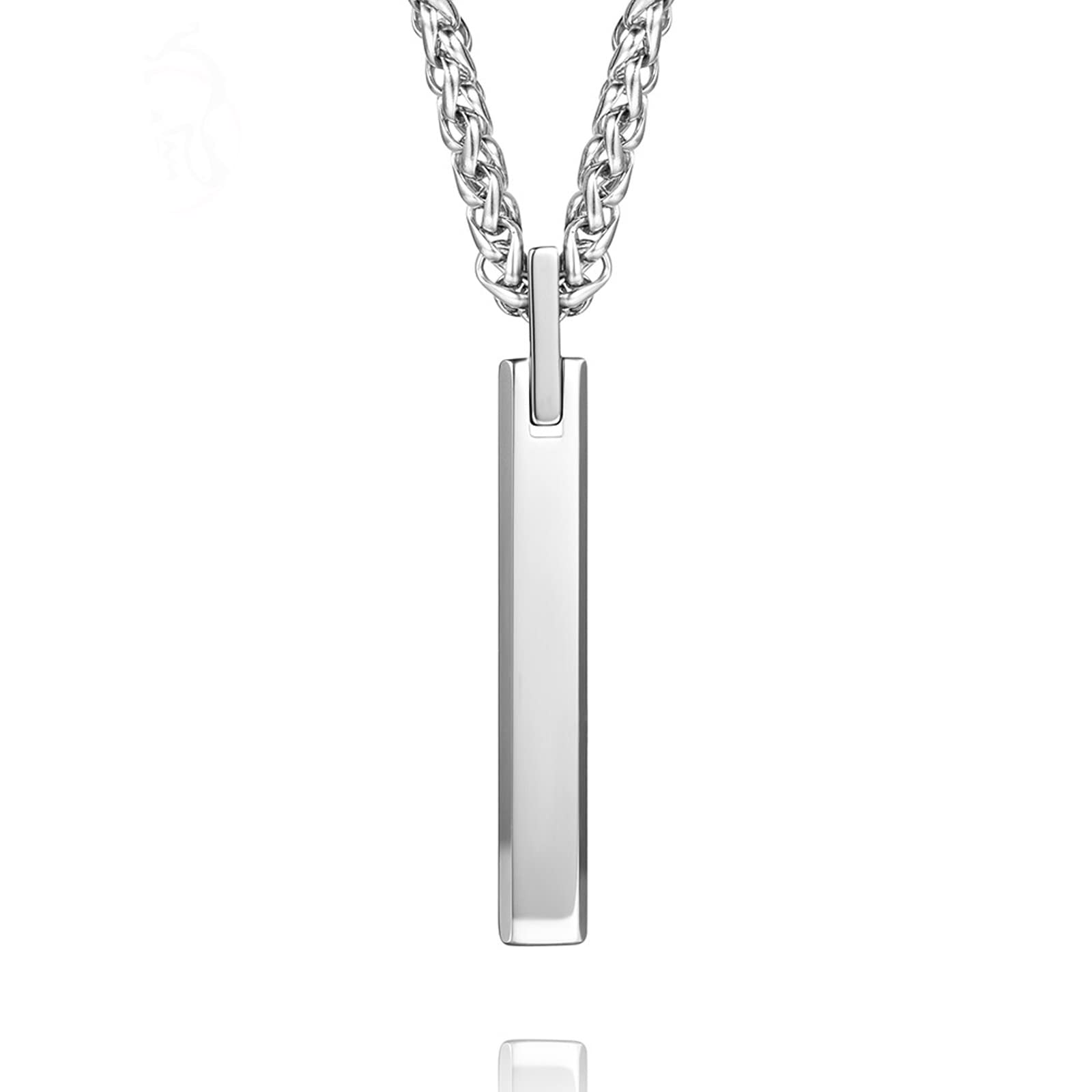 Collier homme Aca exprimer son tempérament unique en acier titane