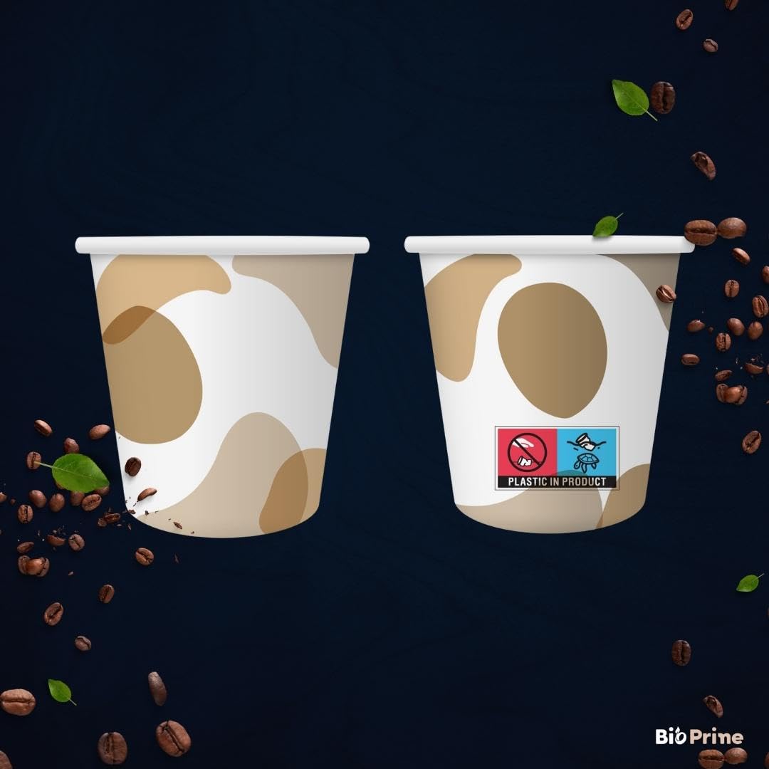 1000 Bicchierini Caffè Carta 65ml Monouso - Bicchieri Caffè Carta Biodegradabili - Bicchierini da Caffè usa e getta Ecosostenibili