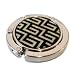 Antique Alive Mother of Pearl Black Foldable Table Purse Caddy Handbag Holder Hanger Hook, Lattice, 3.2 Ounce