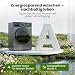 Bomann® Waschmaschine 10kg | 5 Jahre Motor-Garantie | Invertermotor - effizient, leise & langlebig | inkl. Aqua-Stop | max. 1400 U/min | 15 Programme | LED-Display | Washing Machine | WA 7112 schwarz