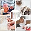 17pcs Large Eye Sewing Needles Kit, Stainless Steel Large-Eye Blunt Needles & Bent Tapestry Needles, Sharp Tapestry Needles Hand Knitting Needles with Wooden Needle Case for Crochet Projects