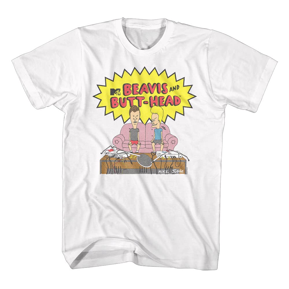 90’ BEAVIS & BUTTHEAD Tシャツ ホワイト Beavis and Butt-Head Dancing White T-Shirt | eBay