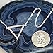 EFYTAL Graduation Gifts for Her 2024, Sterling Silver Triangle Necklace, Encouragement Gifts for Women, College Graduation Jewelry Gift for New Grad