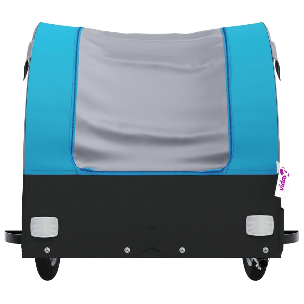 Remolque para Bicicleta Hierro 45 Kg Negro Amarillo