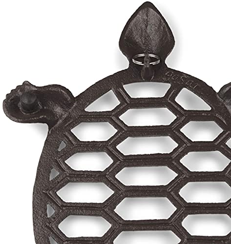 Gasaré TRIVET - TURTLE - CAST IRON Cast Iron Trivet, Metal Trivet thumb #2