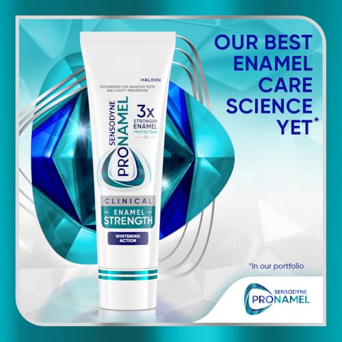 Image of Sensodyne Pronamel Clinical Enamel Strengthening Toothpaste, Whitening Action, 3.4 oz (3 Pack)