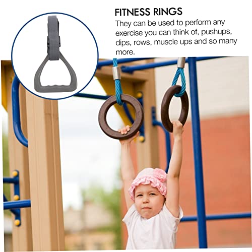 Anillas de gimnasia premium WOONEKY con correas ajustables miniatura 7