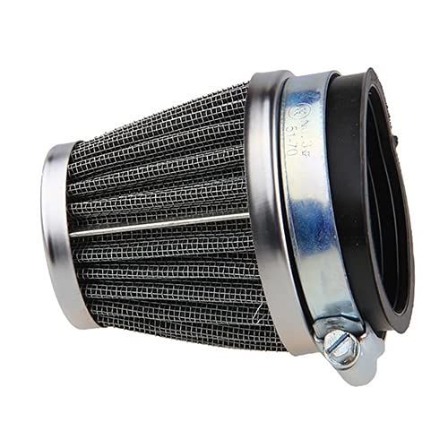 Filtre à Air Ovale En Métal Pour Moto - Diamètre 35 Mm (autres Tailles Dispo) - Lavable, Pour Conduite Poussiéreuse