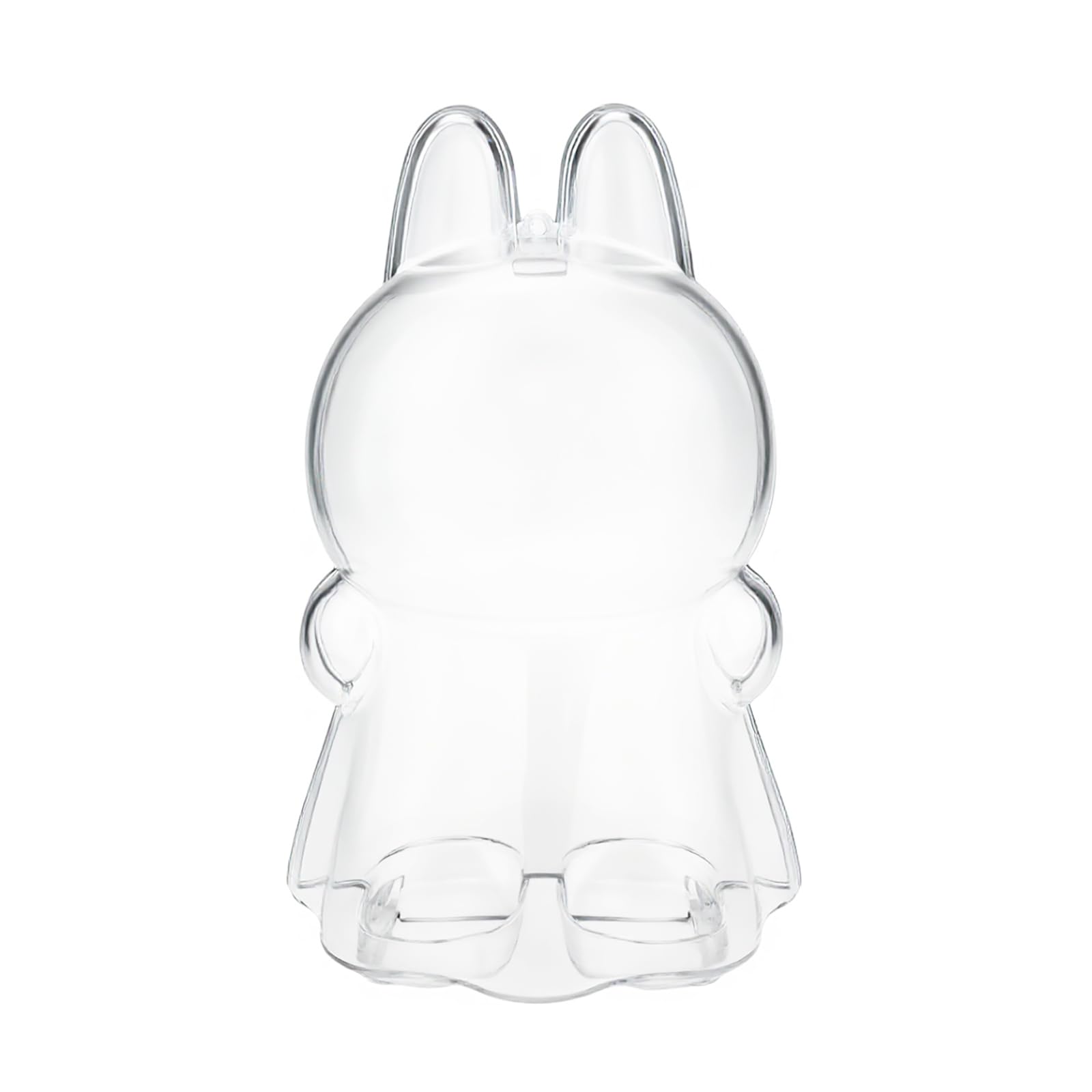 Protective Case for LABUBU Wings of Fortune, Display Box Hard Acrylic Case Accessories Cover with Keychain (Case Only) - Clear