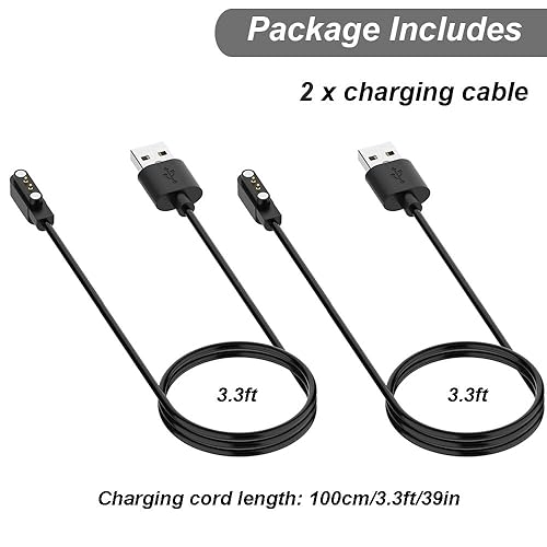 Miniatura 5 de Cargador de reloj inteligente para YAMAY Willful Letsfit SW021 SW023 SW025 ID205L ID205S ID205U ID206 ID216 Uwatch 3S 3 2 2S Cable de carga