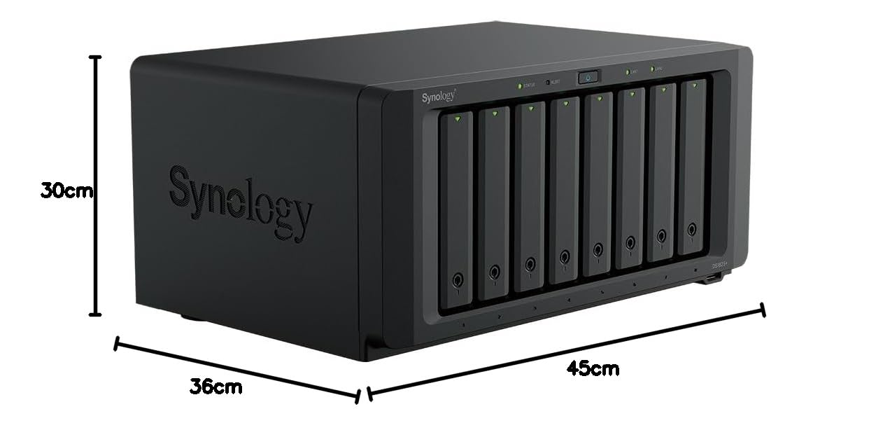 SYNOLOGY DS1825+ – NAS à 8 Baies avec Port 2,5 GbE, Extensible jusqu'à 18 Baies