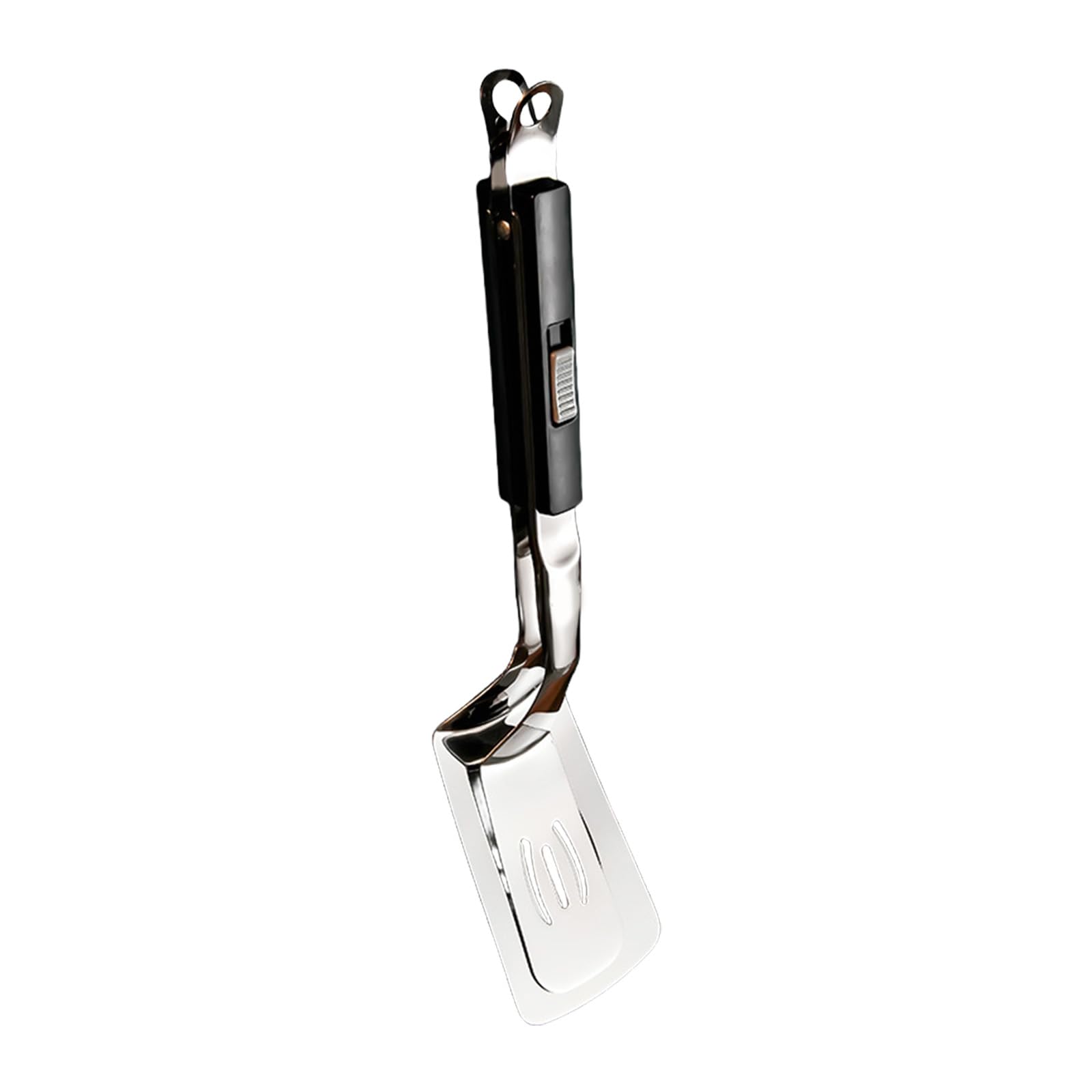 HZBB 304 Nonrust Steel Sliding Utensils for Barbecue Meat Flipping and High Heats Cooking Tasks Nonslip Grip Kitchen Tongs