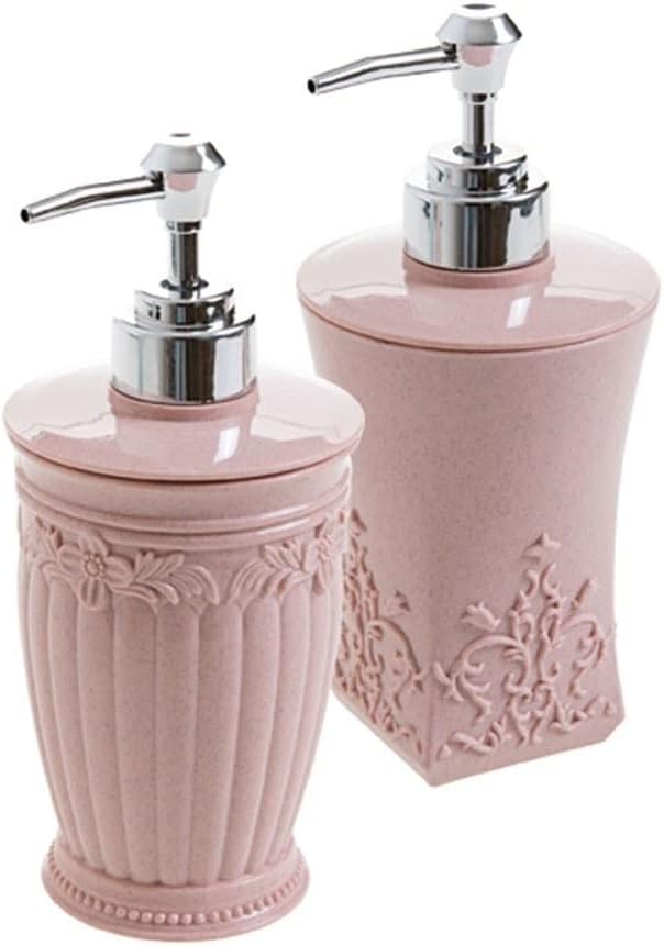 Hand Soap Bottle Household Soap Dispenser Lotion Dispensing Bottle Bathroom Toilet Soap Dispenser Refillable Soap Dispenser Bottle Detergent Dispenser，Pink