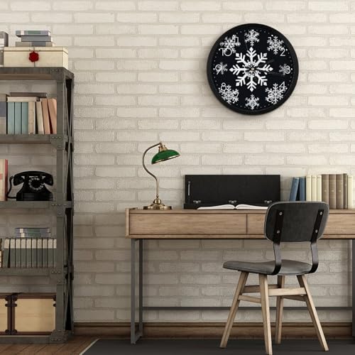 Horloge murale numérique décorative ronde de haute précision esthétique