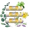 Wild Essentials 3 Pack of Breathe Easier Aromatherapy Nasal Inhalers Made with 100% Natural, Premium Grade Essential Oils, Allergies, Sinus, Clearing