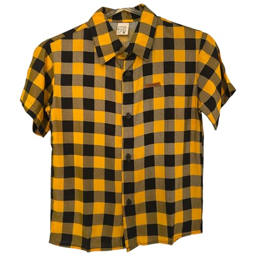 Camisa Xadrez Infantil Masculina Junina Manga Curta – Blusa Caipi...