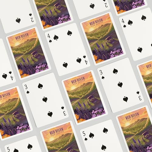 Baraja de Poker Lantern Press 52 Cartas Papel miniatura 4