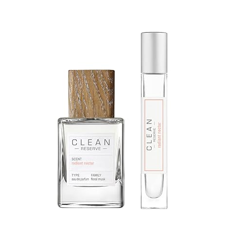Miniatura 4 de CLEAN RESERVE Radiant Nectar Eau de Parfum - Juego de regalo para vacaciones, vegano, sin ftalatos y sin parabenos, botella de spray de 1.7fl oz y