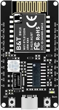 BW16-Kit Development Board RTL8720DN Dual-Band Wi-Fi Low-Power Bluetooth BLE Module Type-C Interface