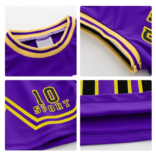 Image of Volunboy Kids Sports Shorts Sets Boys Jerseys Tracksuit 2 Piece Basketball Performance Tank Top and Mesh Shorts Set