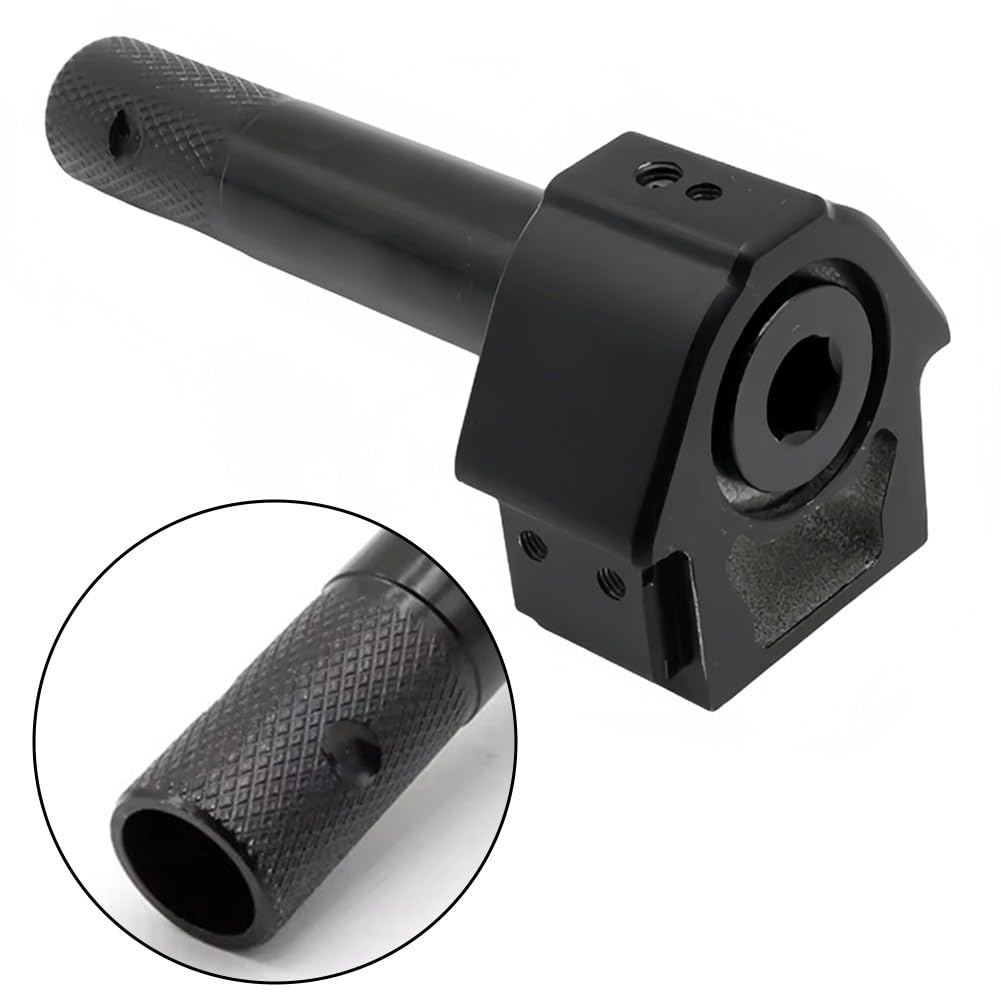 Petite tête de traverse en alliage d'aluminium pour trottinette électrique KUKIRIN G2 MAX, kit de tuyau fileté, noir, 17 × 8 × 8 cm, 730 g