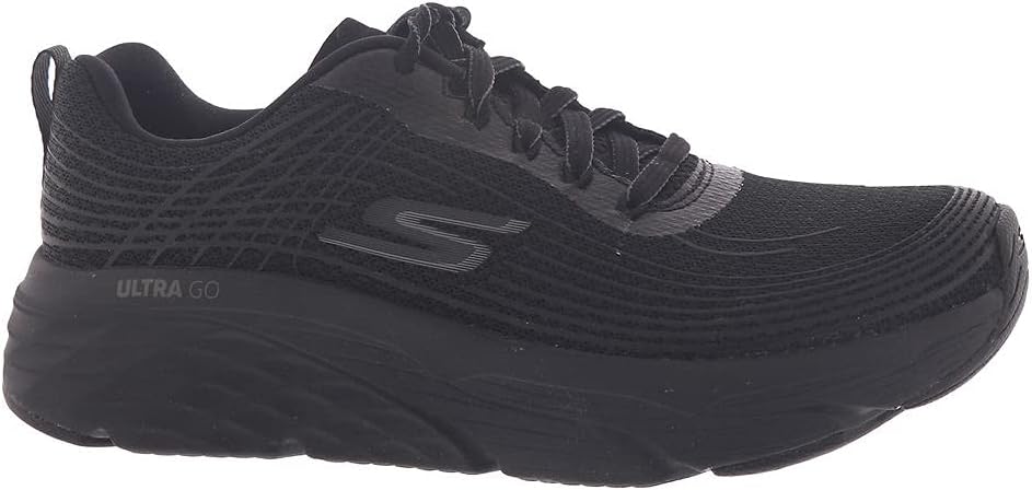 Skechers Women's Max Cushioning Elite Running Walking Sneaker, Black, 7.5