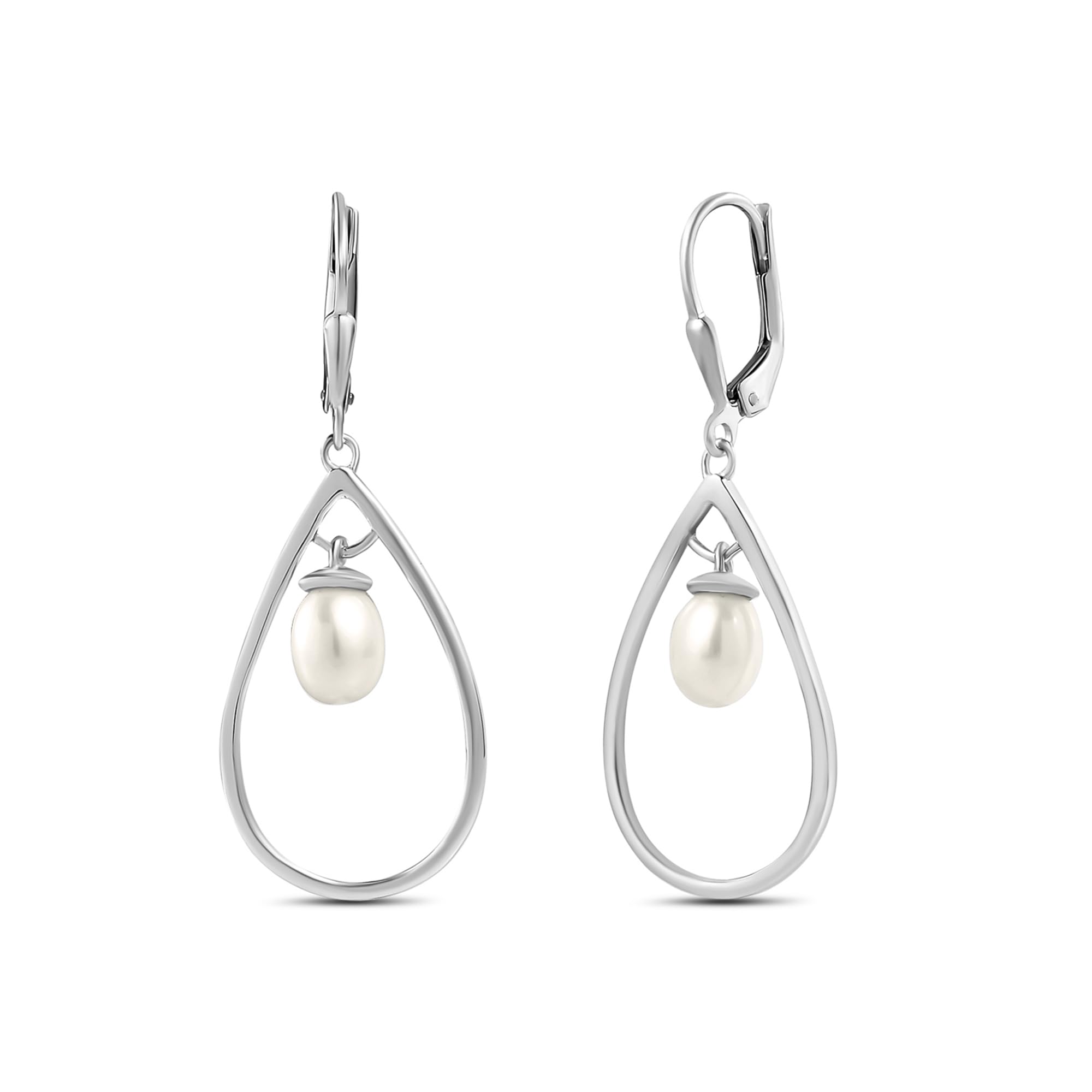 Ornate Jewels 925 Silver Real Fresh Water Pearl Drop Earring for Women and Girls | With Certificate of Authenticity & 925 Stamp | Life-time Warranty* (B0782TW464) Amazon Price History, Amazon Price Tracker