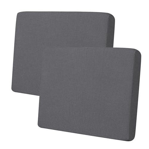 Image of Easy-Going Stretch 2 Pieces Couch Cushion Cover for Sofa Seat