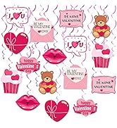 KatchOn, Valentines Hanging Swirls - Big, Pack of 30, No DIY | Valentines Hanging Decorations | V...