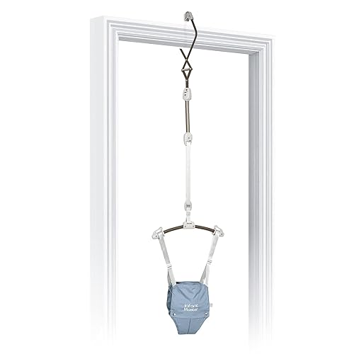 Miniatura 29 de Infant Master Saltadores de puerta para bebé, resistente Johnny Jumper ajustable de 10.8 a 23.6 pulgadas, suave Baby Johnny Bouncer con bolsa de