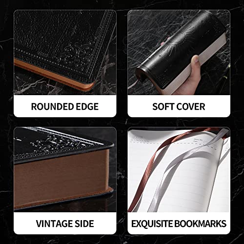 Retro-Style Leather Journal With A Soft Cover, 288 Pages Of Lined Paper, 180° Lay Flat For Easy Sketching And Writing, A5 Notebook Black 5.7'' X 8.3'' #TOP5