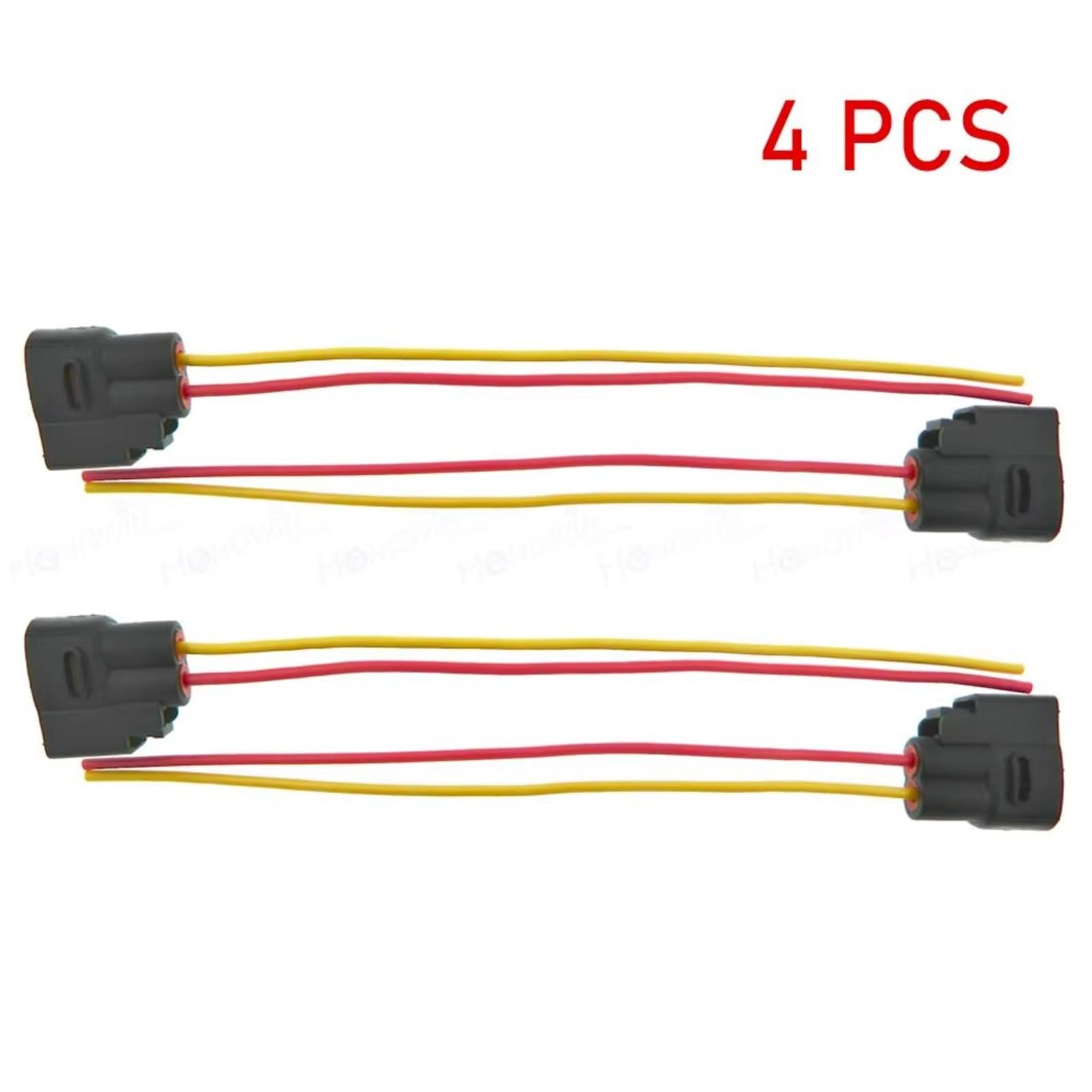 Kfz-Stecker für Kangoo Express 2001-2015 und Megane I 1999-2003 Zündspulenstecker Kabelbaum Buchse Kabelbaumstecker 8200154186 (4 Stück)