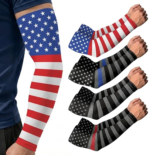 Image of ARMORAY Arm Sleeves for Men and Women - UV Sun Protection Cooling Compression - Tattoo Cover Up Sleeve for Daily Wear & Work
