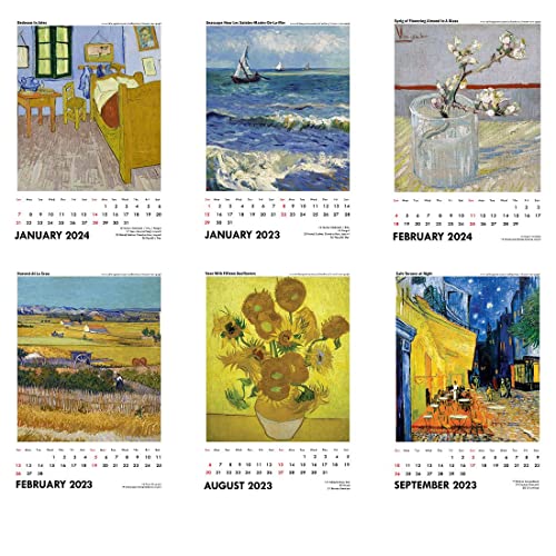 Image of Tallenge - Vincent Van Gogh - 2026 Desk Calendar - 6 x 9 Inches for Home & Office (Paper, Desk Calendar)